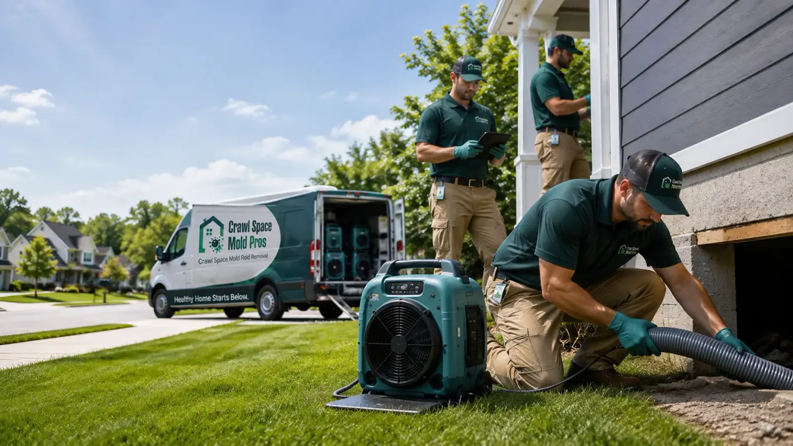 Crawl Space Mold Removal in Grand Coulee, WA